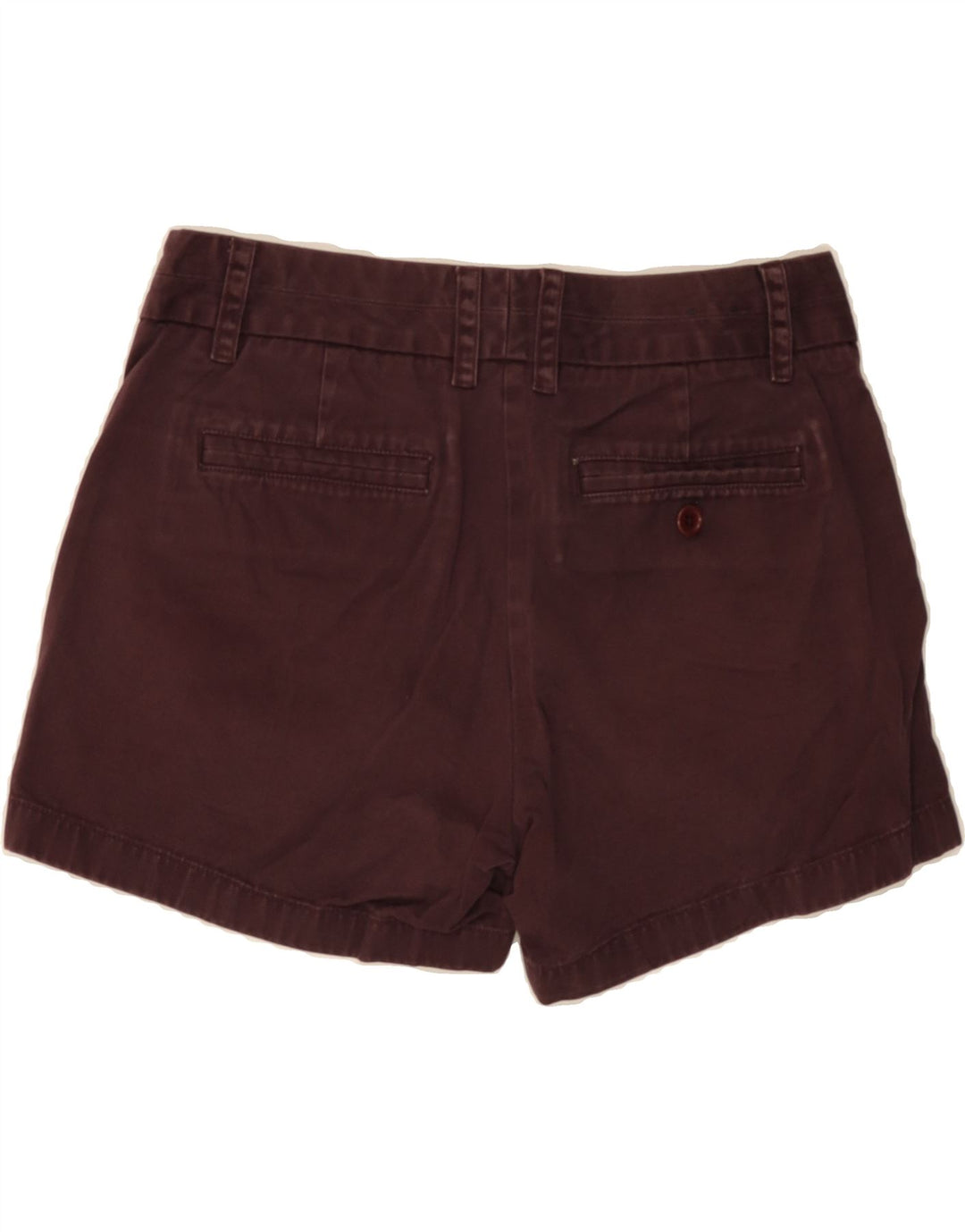 J. CREW Womens Chino Shorts US 4 Small W32 Maroon Cotton Vintage J. Crew and Second-Hand J. Crew from Messina Hembry 
