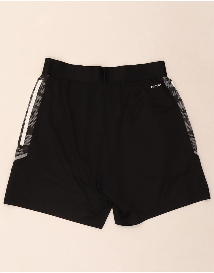 Pantaloni scurți sport adidas pentru bărbați, poliester camuflaj mediu negru