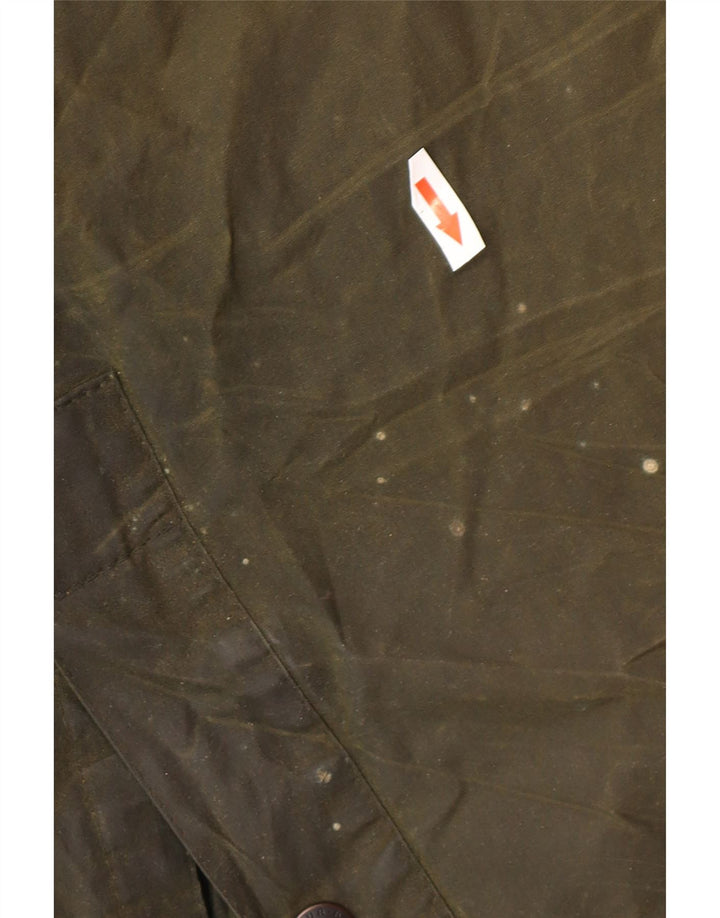 Jachetă pentru bărbați Barbour din bumbac cerat UK 46 3XL Bumbac kaki