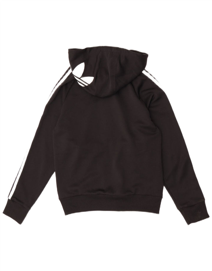 Pulover Adidas Graphic Zip pentru femei IT 40 Poliester negru mic