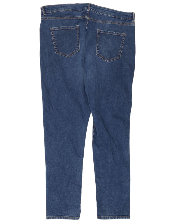 Blugi subțiri The Lily pentru femei Marks & Spencer UK 18 XL W36 L28 Bumbac albastru