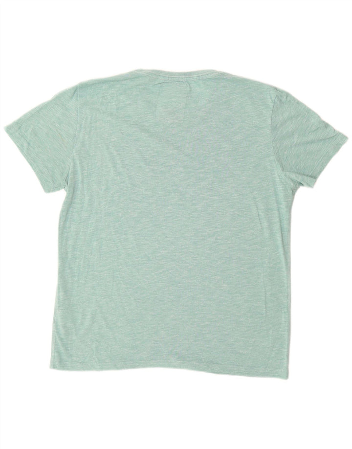 Tricou grafic pentru bărbați SUPERDRY Top XL Bumbac albastru