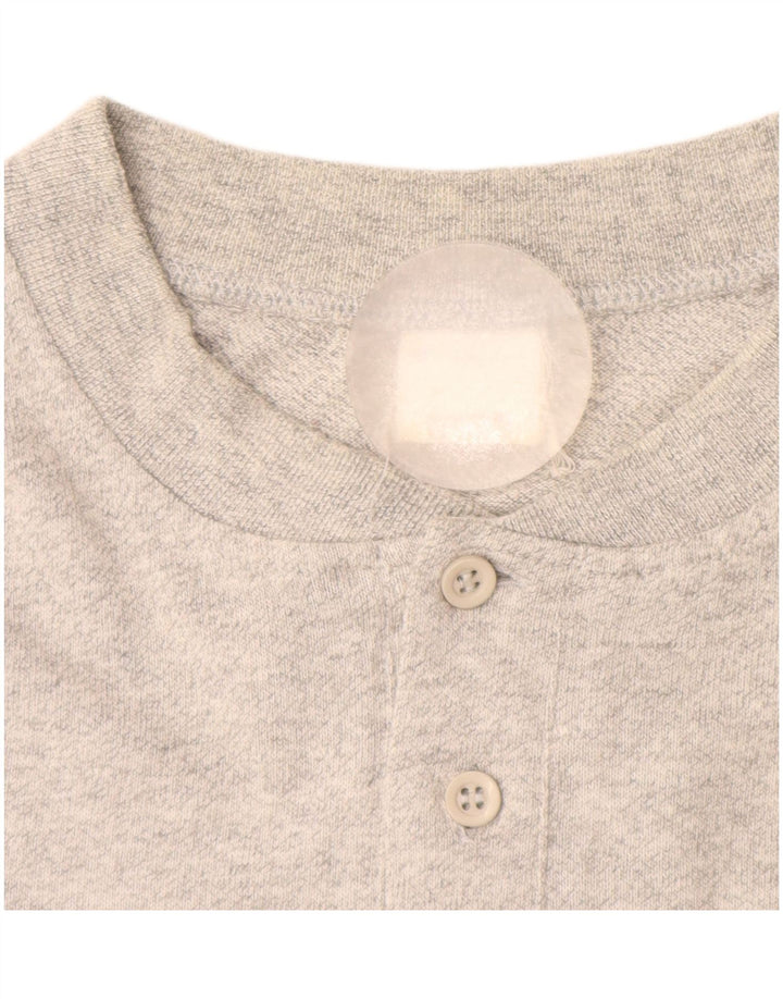 Tricou Bărbați CHAMPION Top mare, gri bumbac cu pete