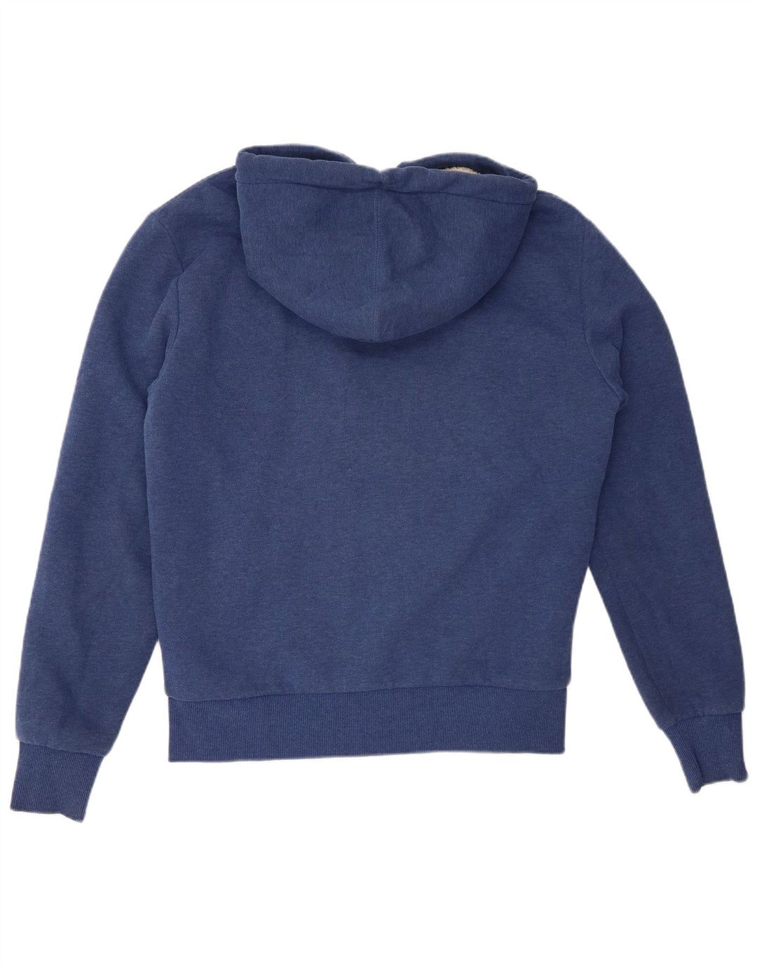 Pulover Superdry pentru bărbați, cu fermoar, bumbac, albastru