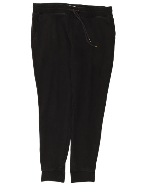 Marks & Spencer Mens Tracksuit Trousers Joggers Large Black Cotton