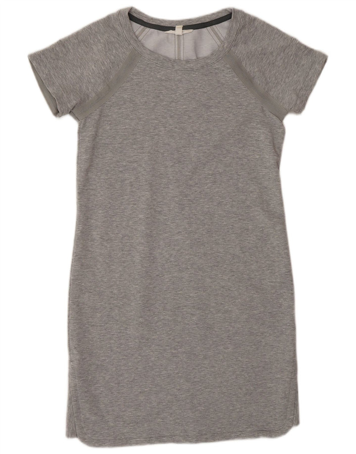 Rochie tricou pentru femei Athleta UK 10 Poliester cu pături gri mici