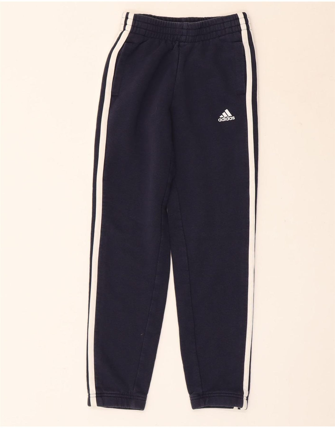 Pantaloni de trening ADIDAS pentru baieti Joggeri 9-10 ani Bumbac bleumarin