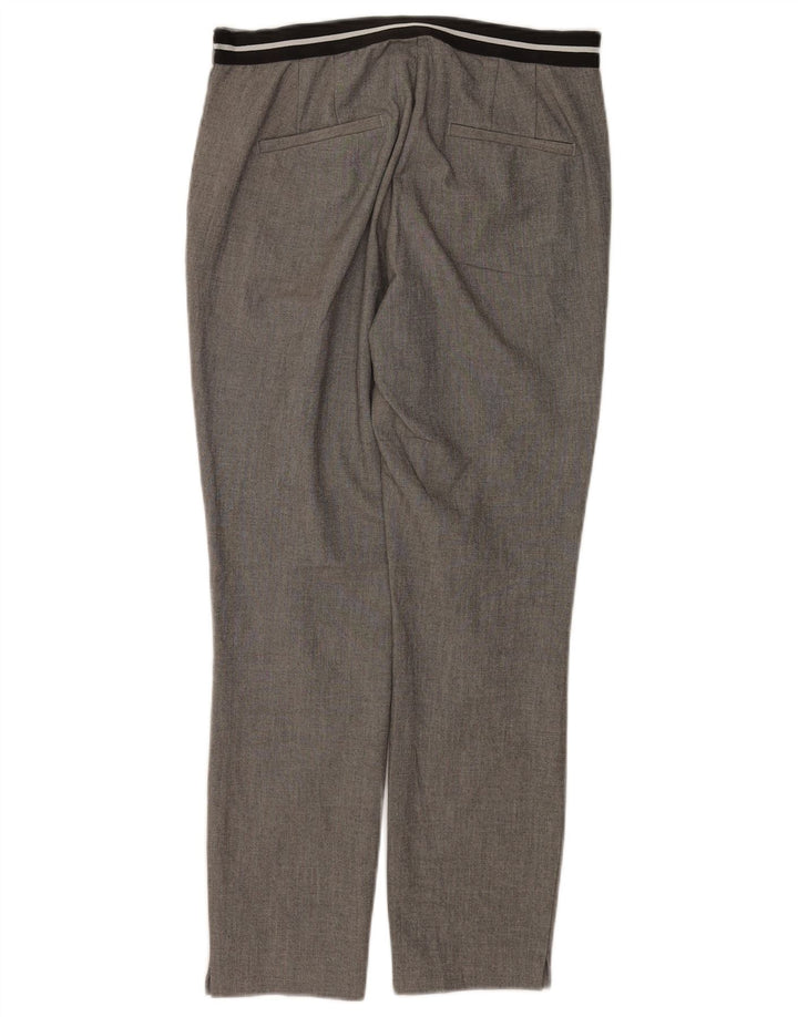 Pantaloni de costum drepți pentru femei Zara Mediu L28 L27 Poliester gri