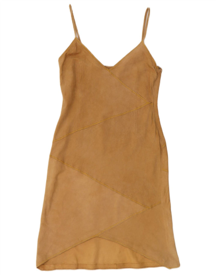 Rochie Slip Femei Evolution din piele intoarsa IT 42 Medium Beige
