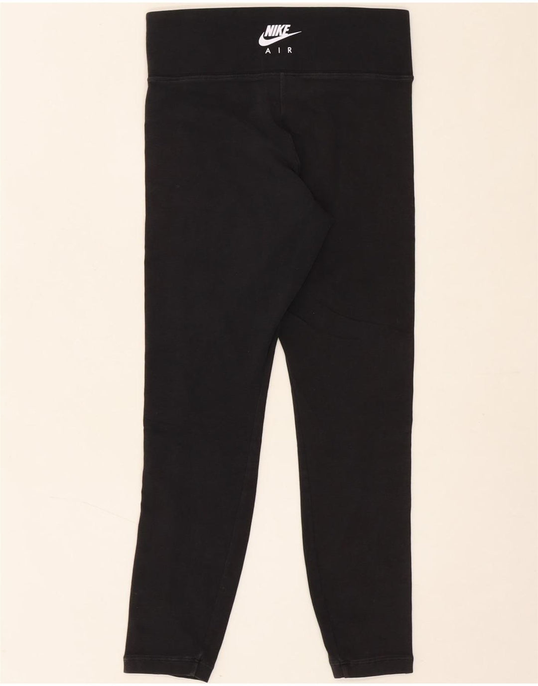 NIKE Womens Graphic Leggings UK 10 Small  Black Cotton Vintage Nike and Second-Hand Nike from Messina Hembry 