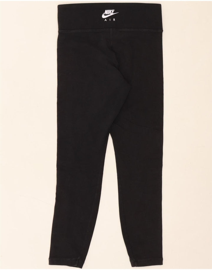 NIKE Womens Graphic Leggings UK 10 Small  Black Cotton Vintage Nike and Second-Hand Nike from Messina Hembry 