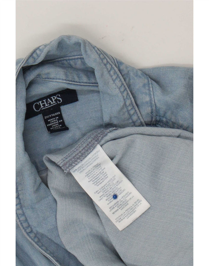 Cămașă din blugi pentru femei Chaps UK 20 2XL Blue Lyocell