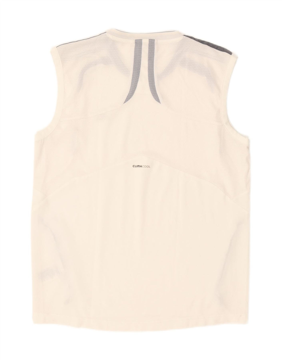 Vestă Climalite pentru bărbați Adidas, mare, alb, poliester color bloc