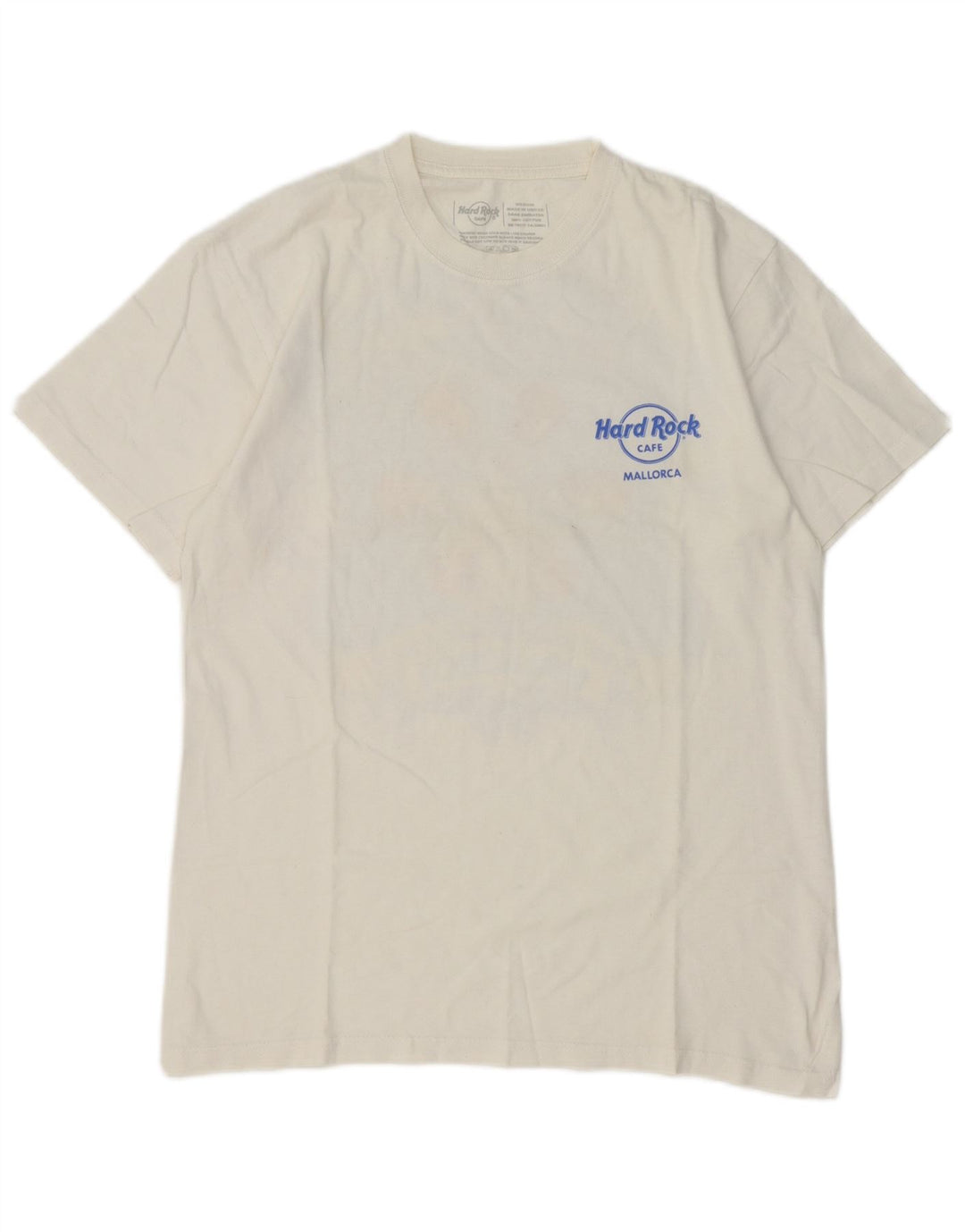 Hard Rock Cafe Mallorca Tricou grafic Top Medium Alb Bumbac