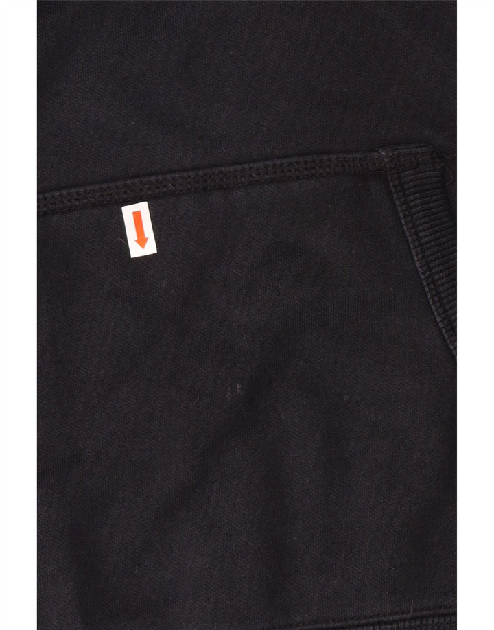 Pulover cu capota cu grafic Puma pentru femei UK 16, mare, negru, bumbac