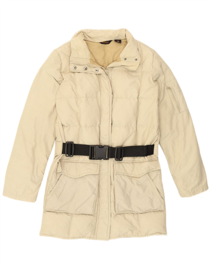Jachetă căptușită pentru femei Woolrich, cu ajustare largă, UK 6 XS, bej, poliamidă