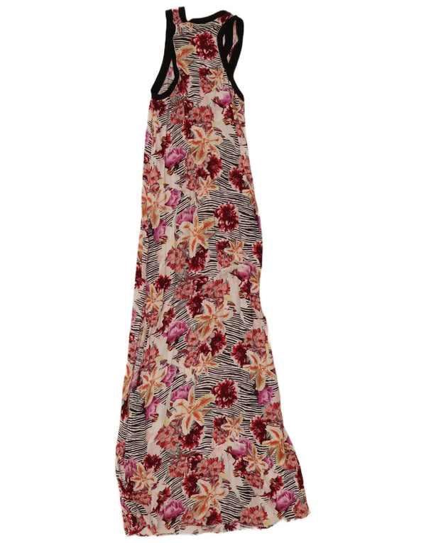 Rochie maxi fără mâneci pentru femei Guess UK 10, multicoloră, florală