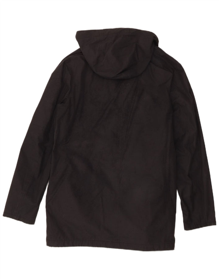 Jachetă de vânt cu glugă Lyle & Scott pentru bărbați UK 38 Poliester mediu negru