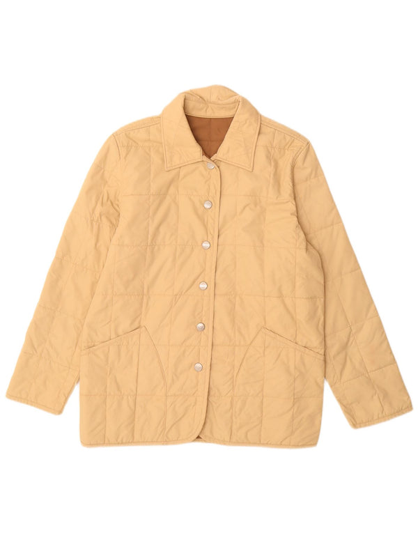 Jachetă căptușită reversibilă Slam pentru femei UK 14 Medium Bej Nylon