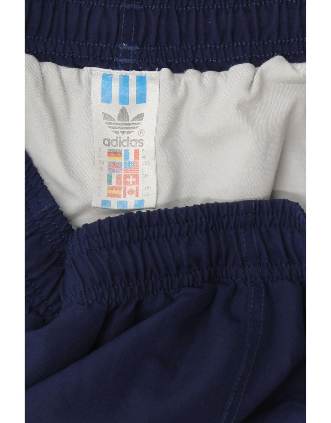 Pantaloni scurți sport pentru bărbați Adidas, mari, albastru, poliester
