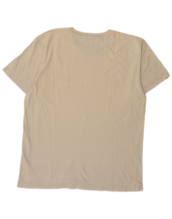 Tricou pentru bărbați Champion Top mare, bej, bumbac
