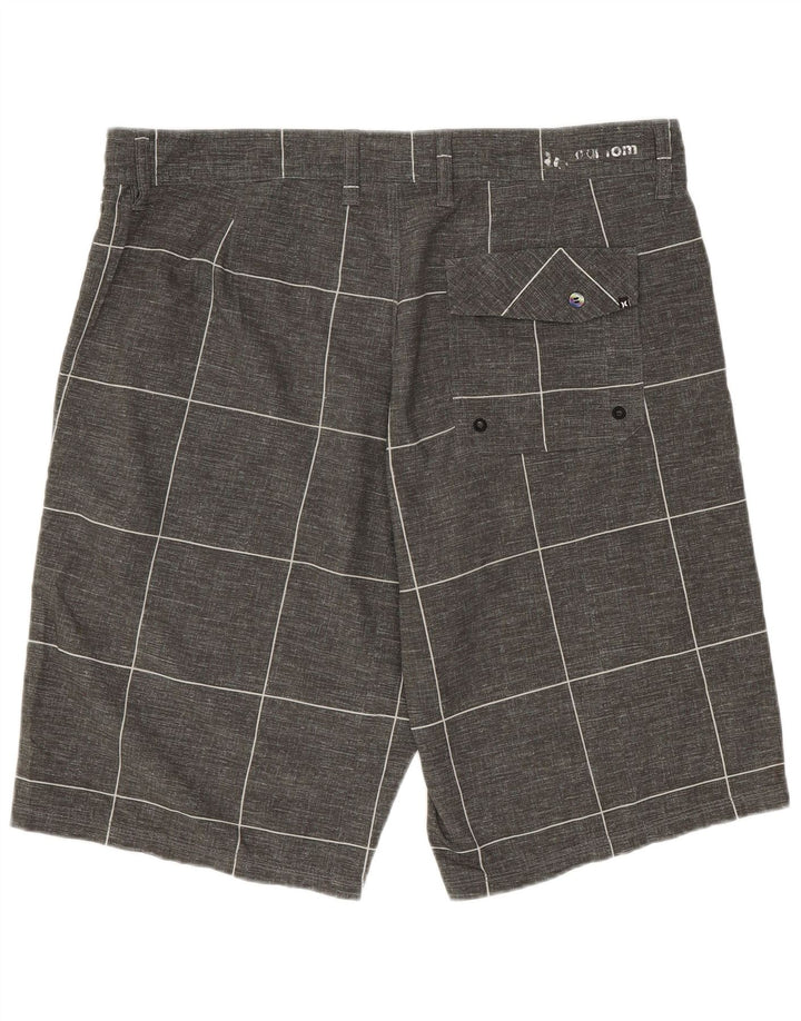 Pantaloni scurți chino pentru bărbați Hurley W34 Large Gri Geometric
