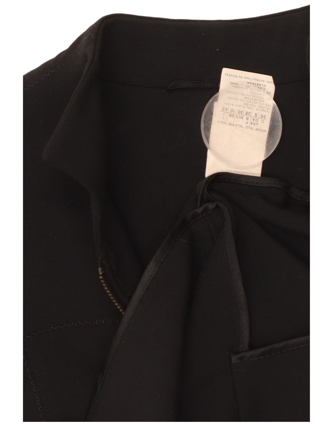 Jachetă pentru femei VINTAGE UK 10 Poliester negru mic