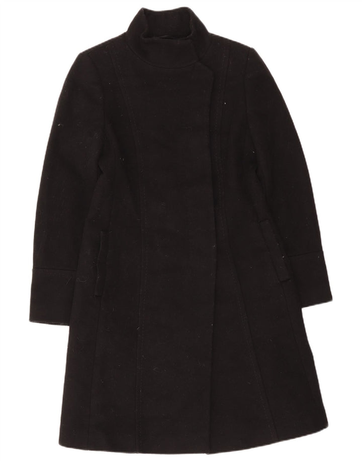 Palton Massimo Dutti Femei EU 38 Lână Neagră Mic