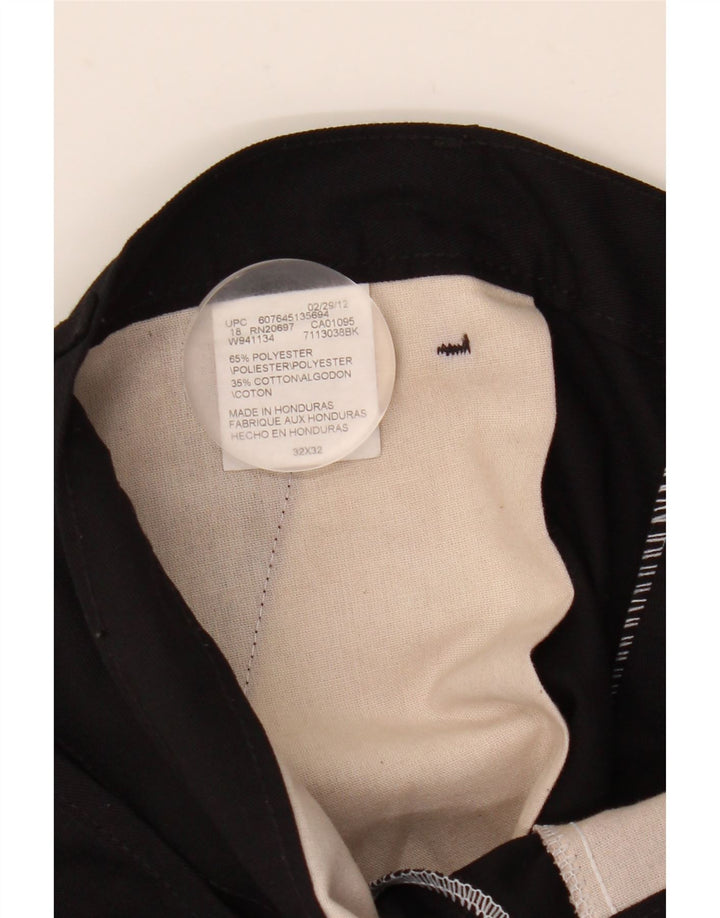 Pantaloni cargo dritti pentru bărbați Dickies W32 L32 poliester negru