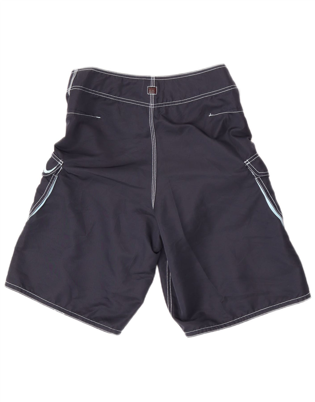Pantaloni scurți de înot Quiksilver Graphic Cargo pentru bărbați, poliester mediu albastru bleumarin