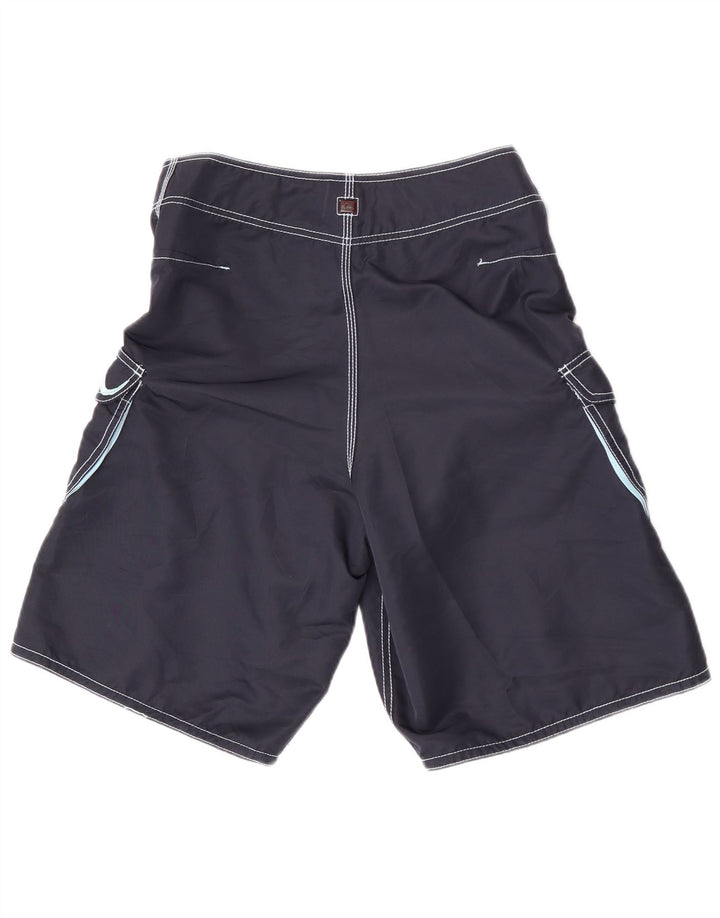 Pantaloni scurți de înot Quiksilver Graphic Cargo pentru bărbați, poliester mediu albastru bleumarin