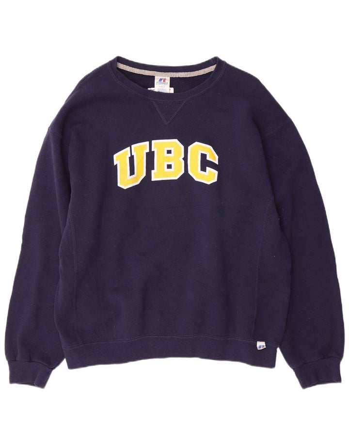 Pulover pentru damă RUSSELL ATHLETIC Pulover UK 16 Mare Bleumarin