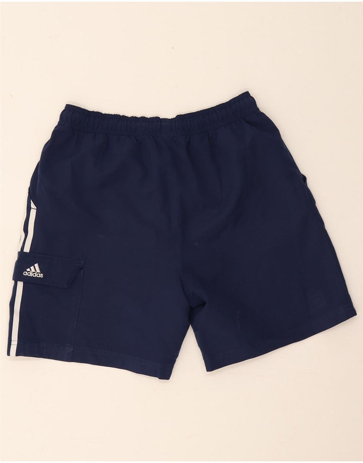Pantaloni scurți sport pentru bărbați Adidas, poliester, albastru mic