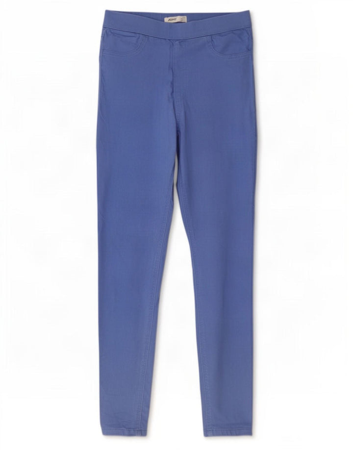 Blugi jegging pentru femei Marks & Spencer UK 10 mic, albastru, bumbac