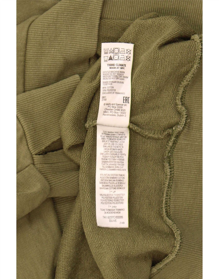 Pulover pentru damă Marks & Spencer, mare, kaki, bumbac