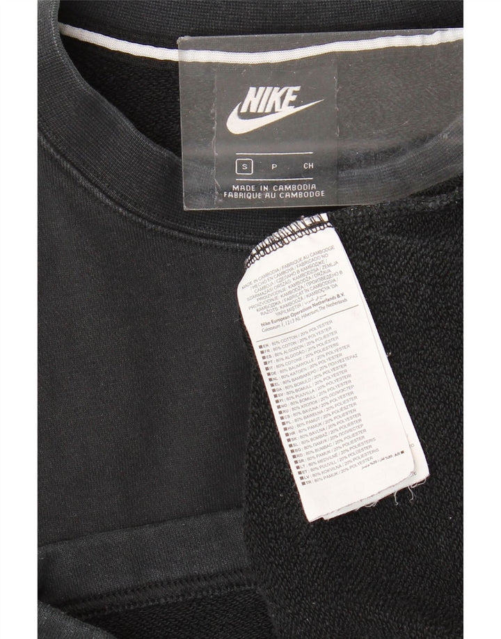 Hanorac grafic pentru bărbați NIKE Pulover mic, negru, bumbac