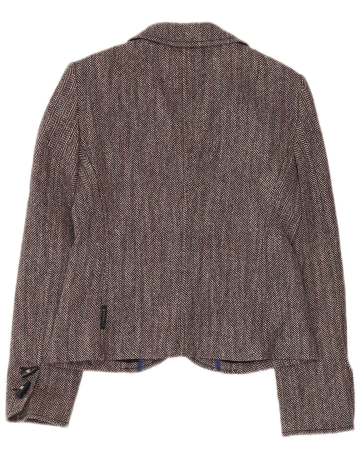 ARMANI JEANS Jachetă pentru femei cu 4 nasturi IT 42 Medium Gris Herringbone