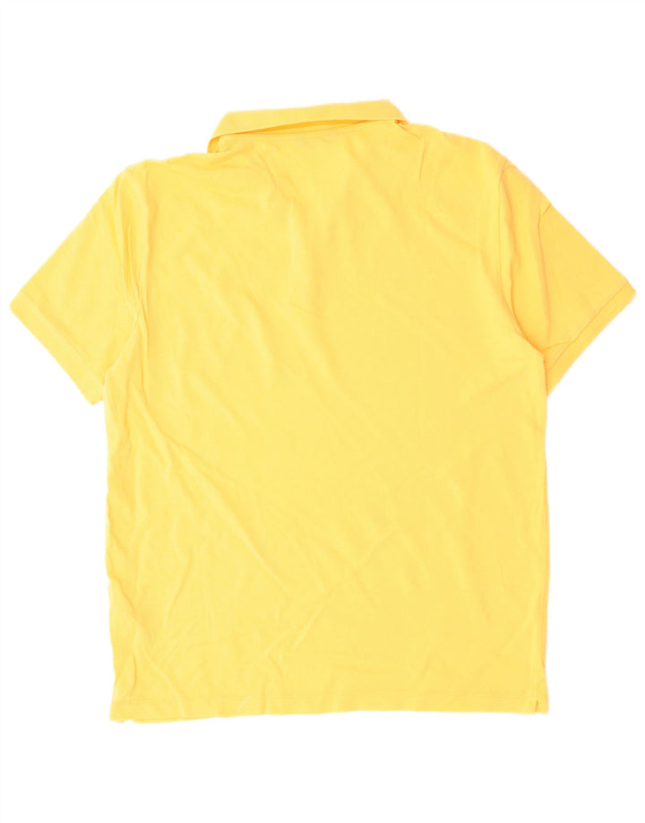 Tricou polo Massimo Dutti pentru bărbați, bumbac portocaliu mare
