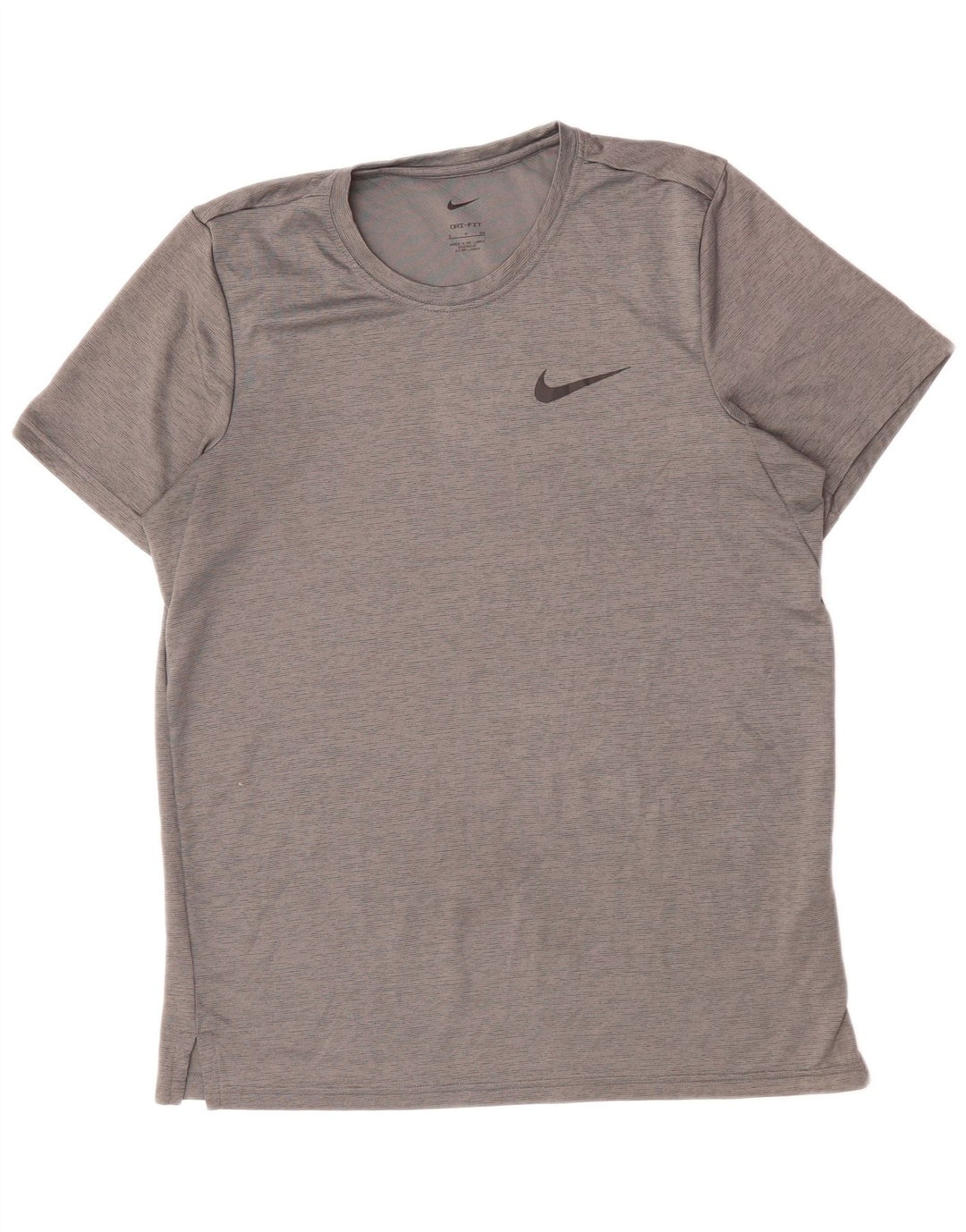Tricou NIKE Dri Fit pentru bărbați Top mic, gri, poliester