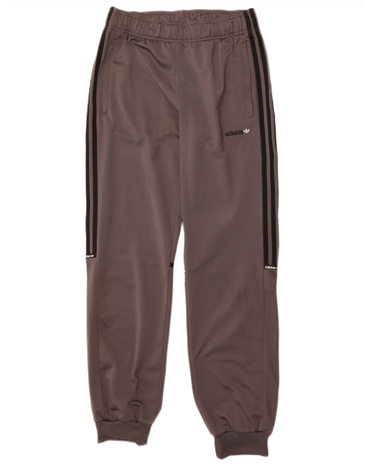 Pantaloni de trening Adidas baieti Joggeri 15-16 ani poliester gri