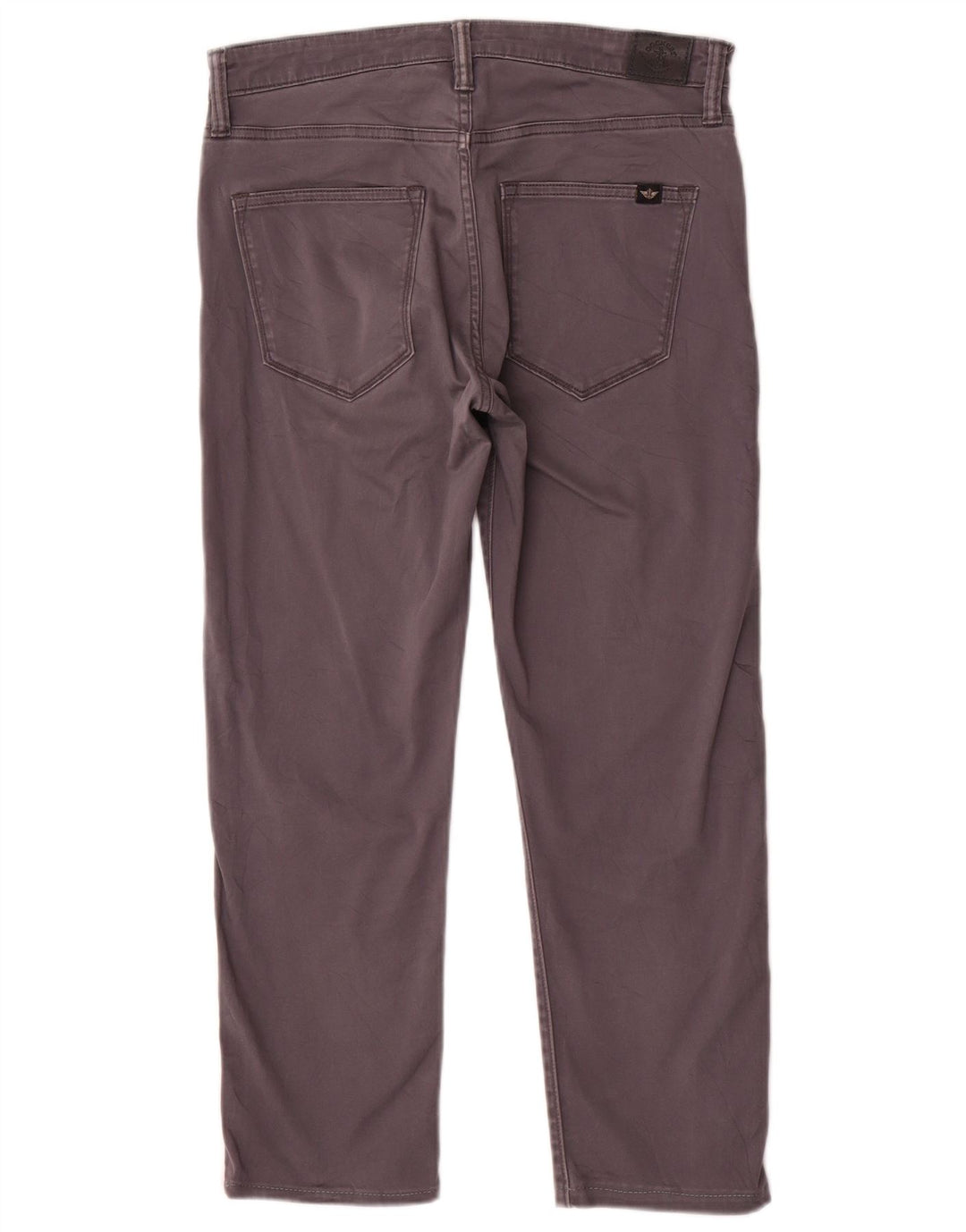 DOCKERS Pantaloni tăiați drept bărbați L30 L24 bumbac gri