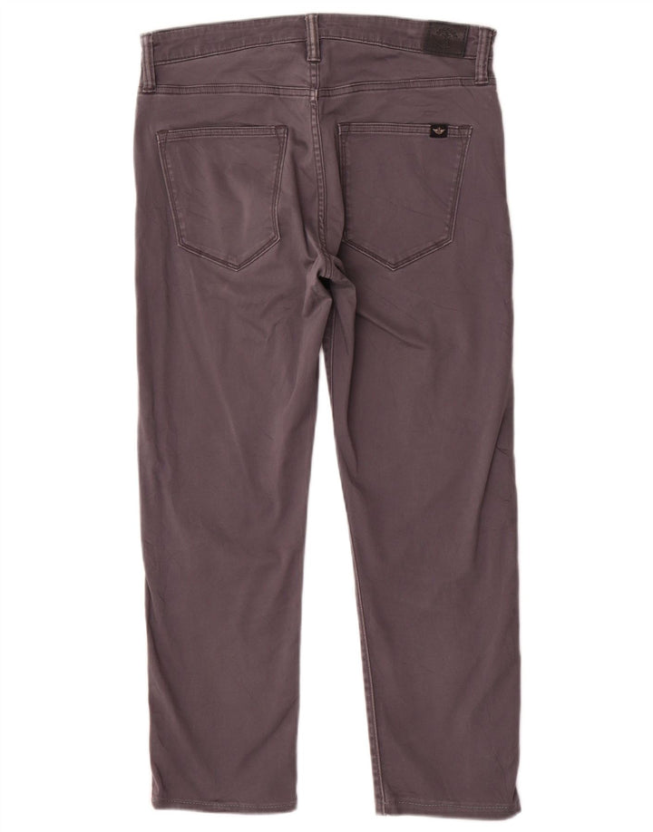 DOCKERS Pantaloni tăiați drept bărbați L30 L24 bumbac gri