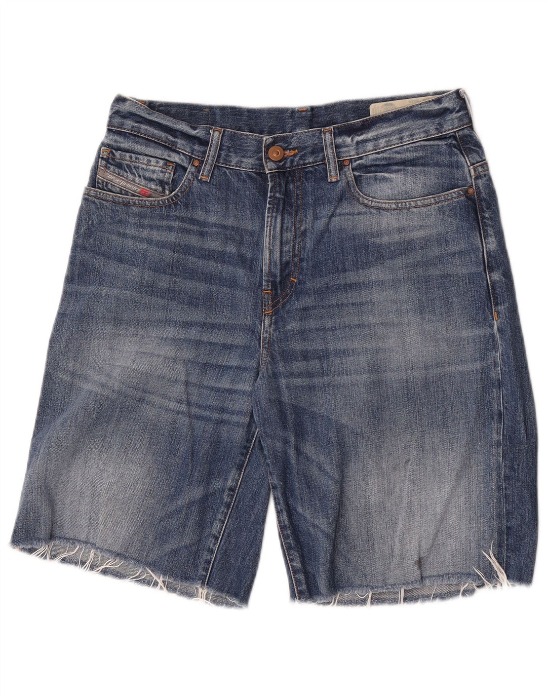 Pantaloni scurți din denim învechit pentru bărbați Diesel W29 Small Blue Bumbac