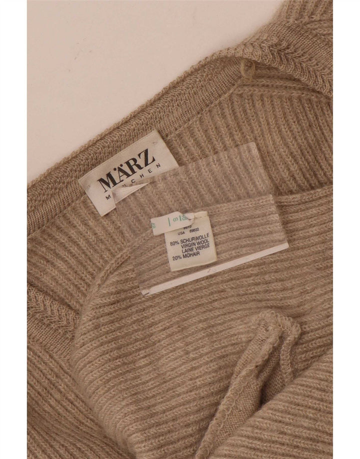 Pulover cardigan pentru bărbați Marz, lână, bej mic