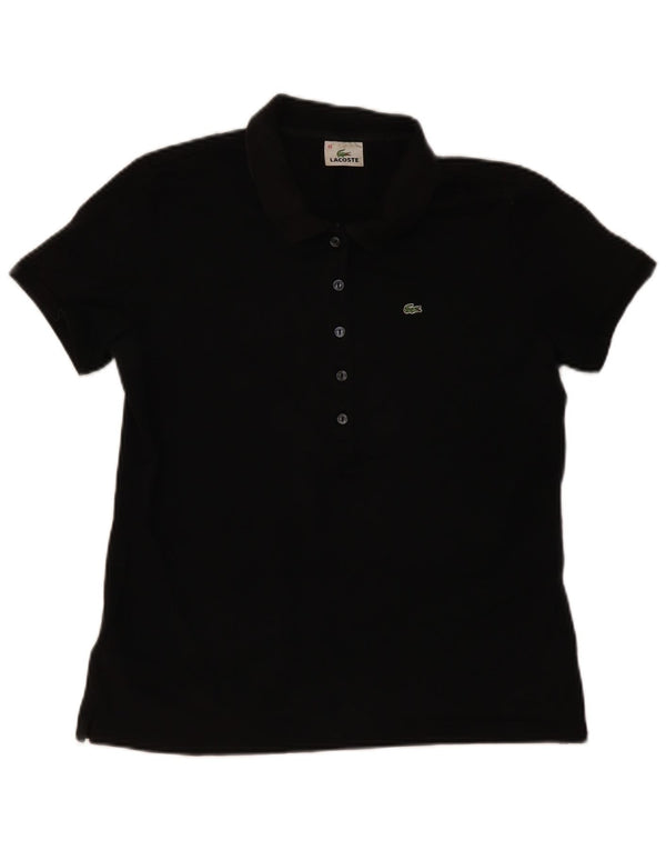 Tricou polo Lacoste pentru femei Mărimea 48 XL bumbac negru