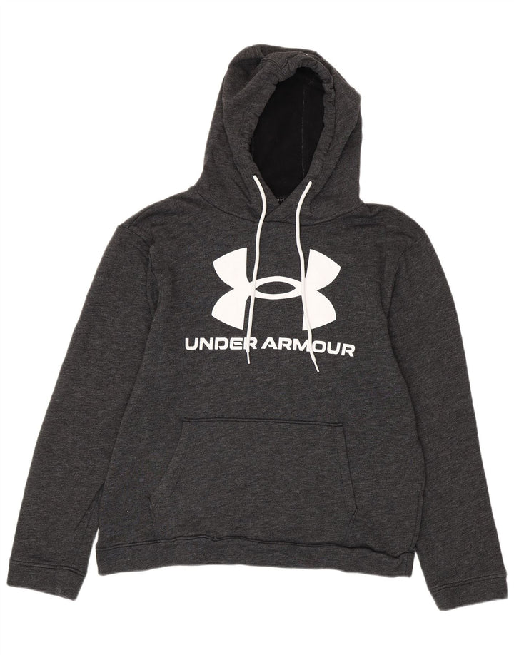 Pulover pentru bărbați UNDER ARMOUR Loose Fit Graphic Hoodie Pulat mare, gri