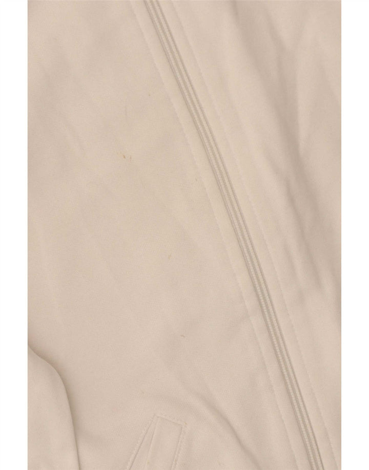 Jachetă de trening pentru femei Champion UK 14, bumbac color bloc alb mediu