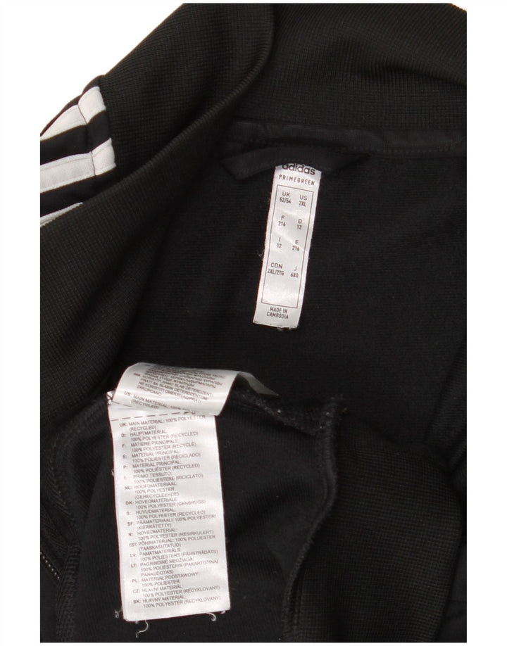Jachetă de trening pentru bărbați Adidas UK 52/54 2XL Poliester negru