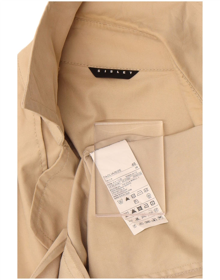 Trenci pentru femei Sisley IT 46 mare, bej, bumbac
