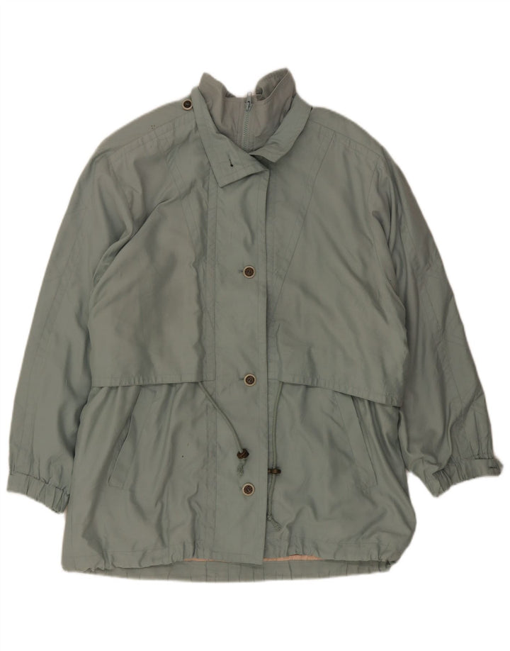 Gilet vintage supradimensionat pentru femei UK 10 Small Green